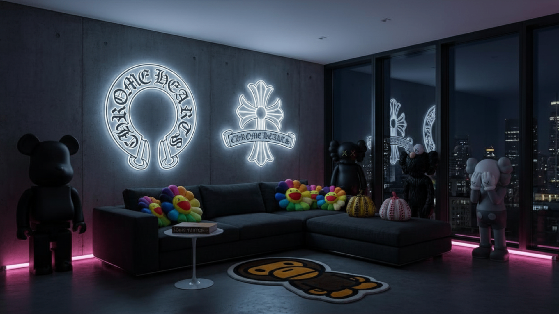 Styled room featuring Curated decor pieces
